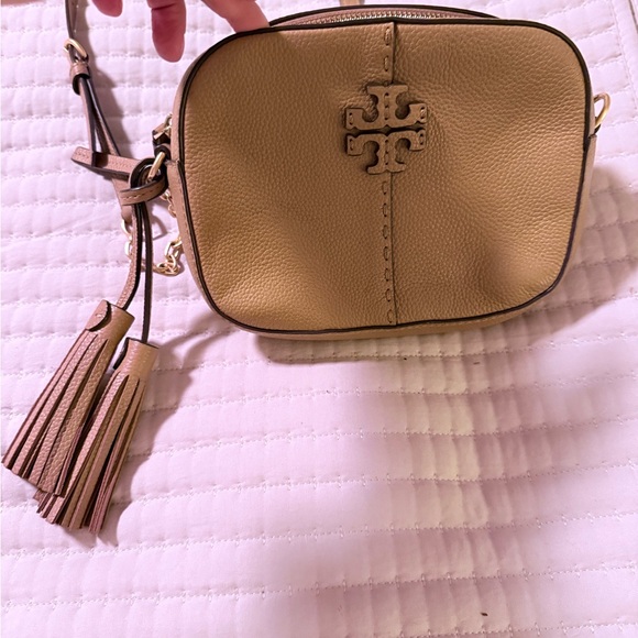 Tory Burch Handbags - Tan Crossbody Bag